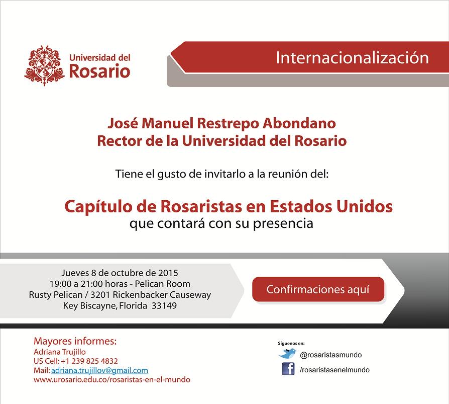 RosaristasMundo's tweet photo. El Rector visita a nuestros Rosarista en EEUU http://t.co/mYmkTN03oh
