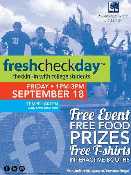 CamelHealth's tweet image. FRESH CHECK IS THIS FRIDAY! Free food, prizes, and interactive booths! It's sure to be a great time!
