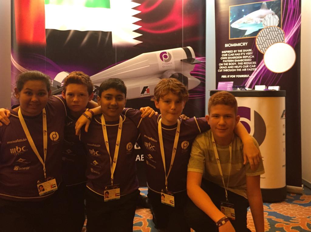 Team <a href="/ProjectDrivenF1/">Project Driven</a> representing Dubai at <a href="/F1inSchoolsHQ/">STEMRacingHQ</a> Singapore.
Delighted we could help you guys with graphics!