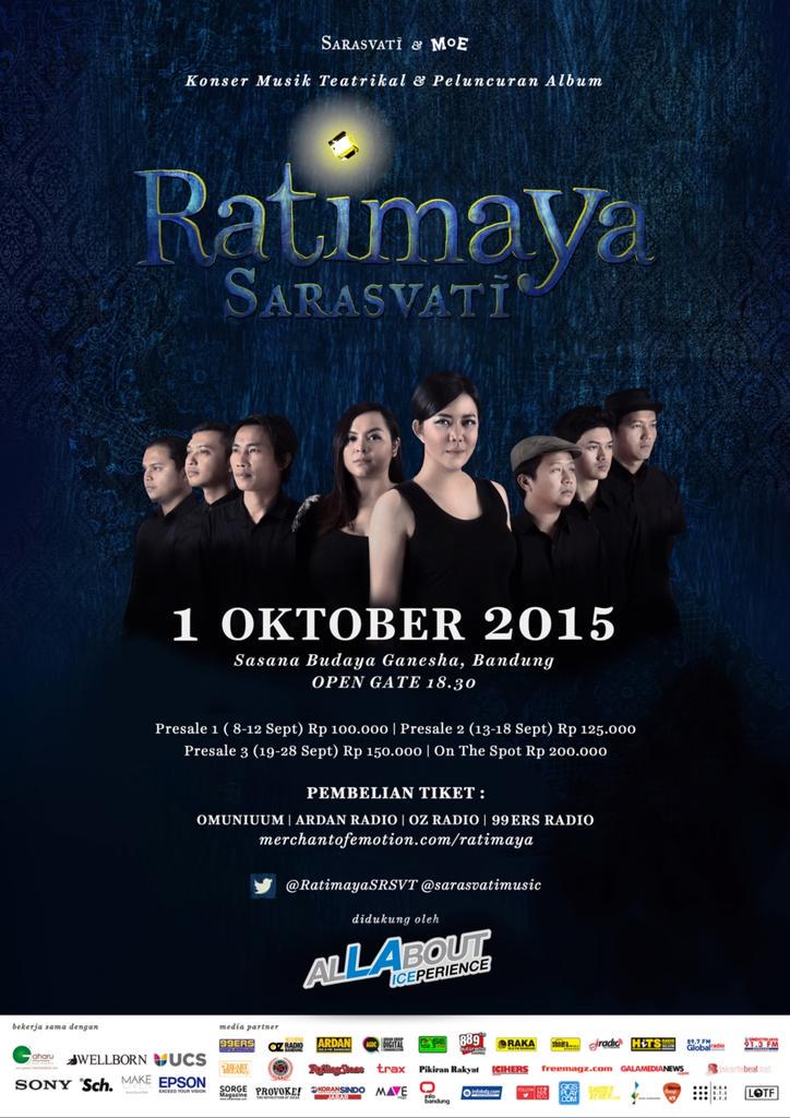 Selain di <a href="/omuniuum/">Omuniuum</a> tiket jg bisa dibeli offline di <a href="/ardanradio/">ARDAN RADIO 105.9 FM</a> <a href="/ozradiobandung/">OZRADIO</a> &amp; @99ersRadio_Bdg #InfoRatimaya