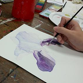 wallingford4140's tweet photo. #Year10 Art students preparing for trip to Kew Gardens with observational painting of natural forms using watercolour http://t.co/NJWzr9z8T9