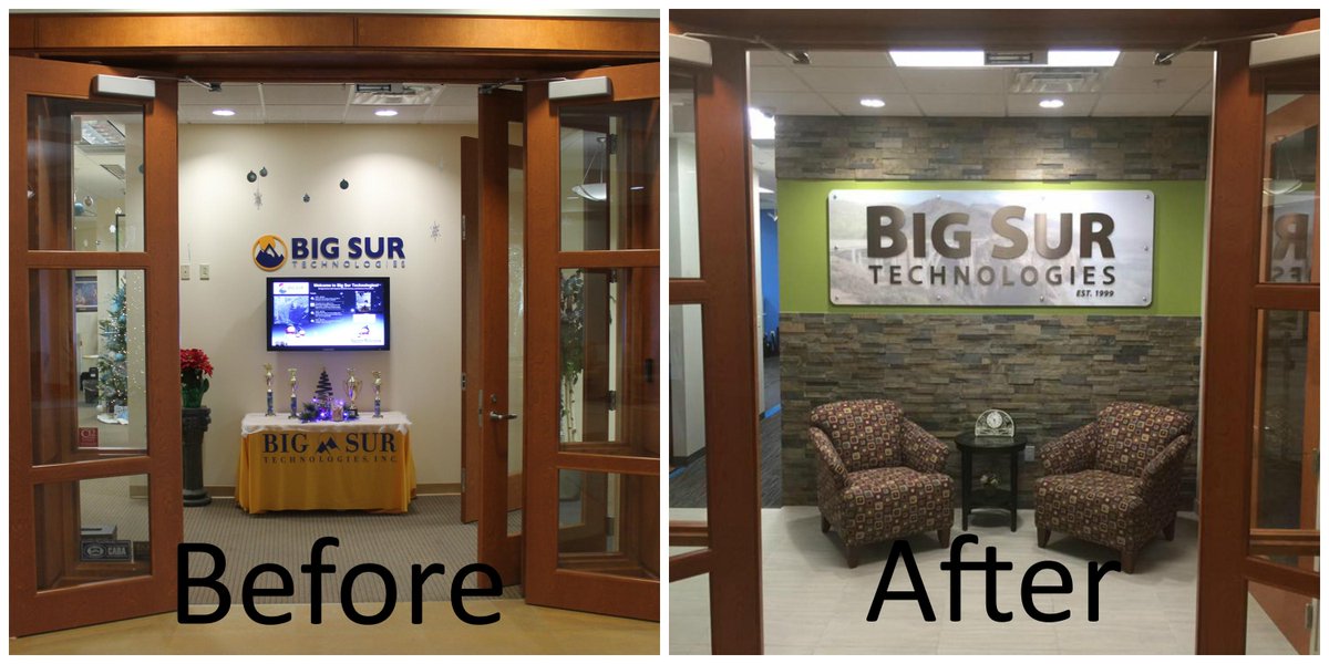 charlesjlove's tweet photo. Here is a better version of the @BigSurTech front :) Before and After #BigSurTech http://t.co/A03iRSOj1G