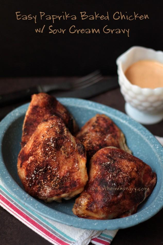 dreamaboutfood's tweet photo. Winner winner, chicken dinner >> Chicken Paprika with Sour Cream Gravy from @IbreatheImhngry http://t.co/WlEaYonyai http://t.co/qdTHoNvssH