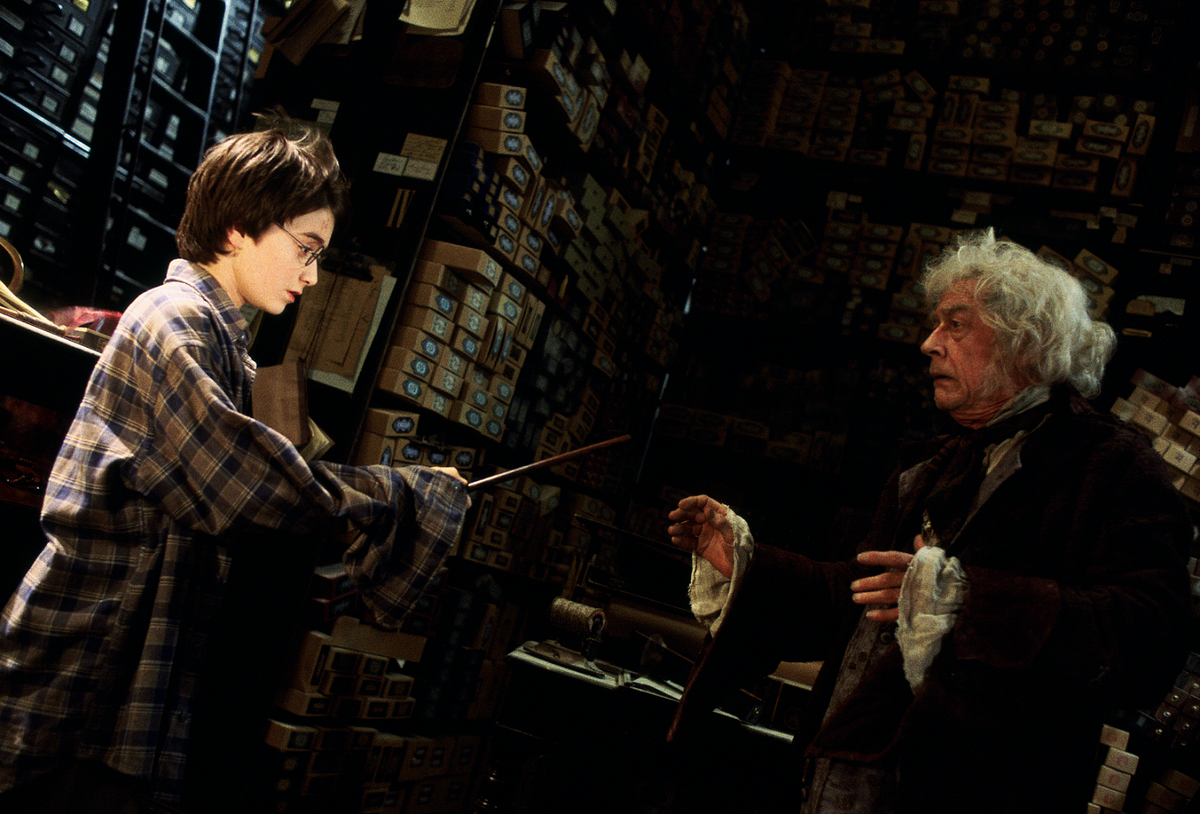 harrypotter's tweet photo. "The wand chooses the wizard, Mr.Potter." No one makes wands like #Ollivanders! #HarryPotter #BackToHogwarts http://t.co/RU0SYpBwM3
