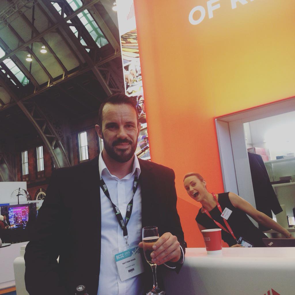 CushWakeRtailUK's tweet photo. Best #BCSC2015 photobomb so far. Thanks @PropertyWeek! #centreofretail @BCSCevents http://t.co/2RxxMNLgon