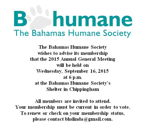 Don't forget the AGM this evening! 6 p.m. at the BHS shelter. All members are invited to attend.