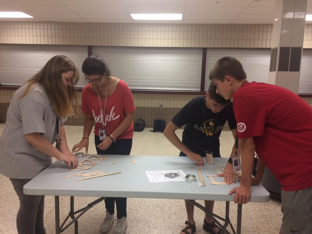 JHS_Engineering's tweet photo. Awesome first meeting today.  Congrats to the winners of our design competition, Jonathan Jin and Gatlan Nail! http://t.co/6TofvZhGe4