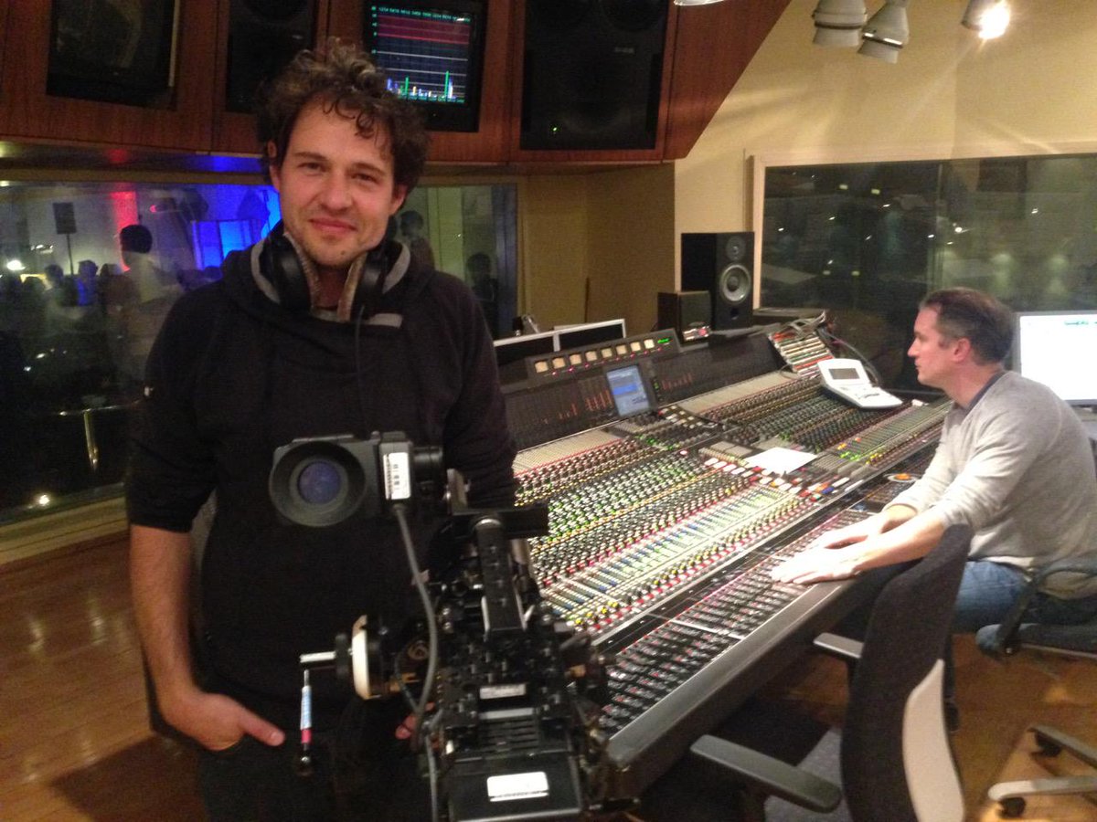 marcelwehn's tweet photo. #MovieDirector @marcelwehn shooting with #Swizz Band #Juetz at #Bauerstudios #Ludwigsburg. #filmakademie #documentary http://t.co/HlTak95zok