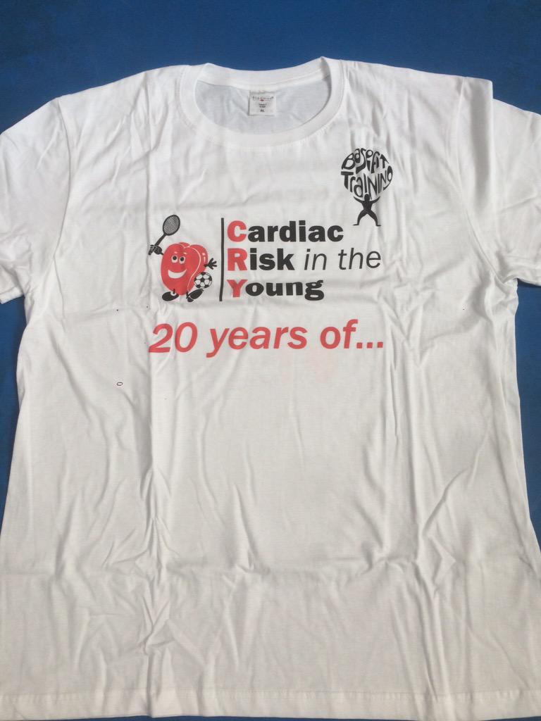 CRY t shirts ready for <a href="/BornSurvivorUK/">Born Survivor</a> next Saturday 👍 don't think they'll be white for long 🙈