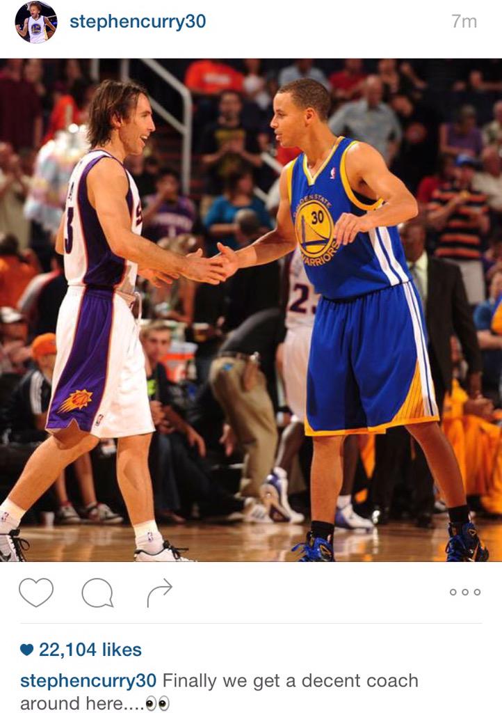 We weren't as concerned about his size - Steph Curry reminded former Suns  GM Steve Kerr of 2-time MVP Steve Nash