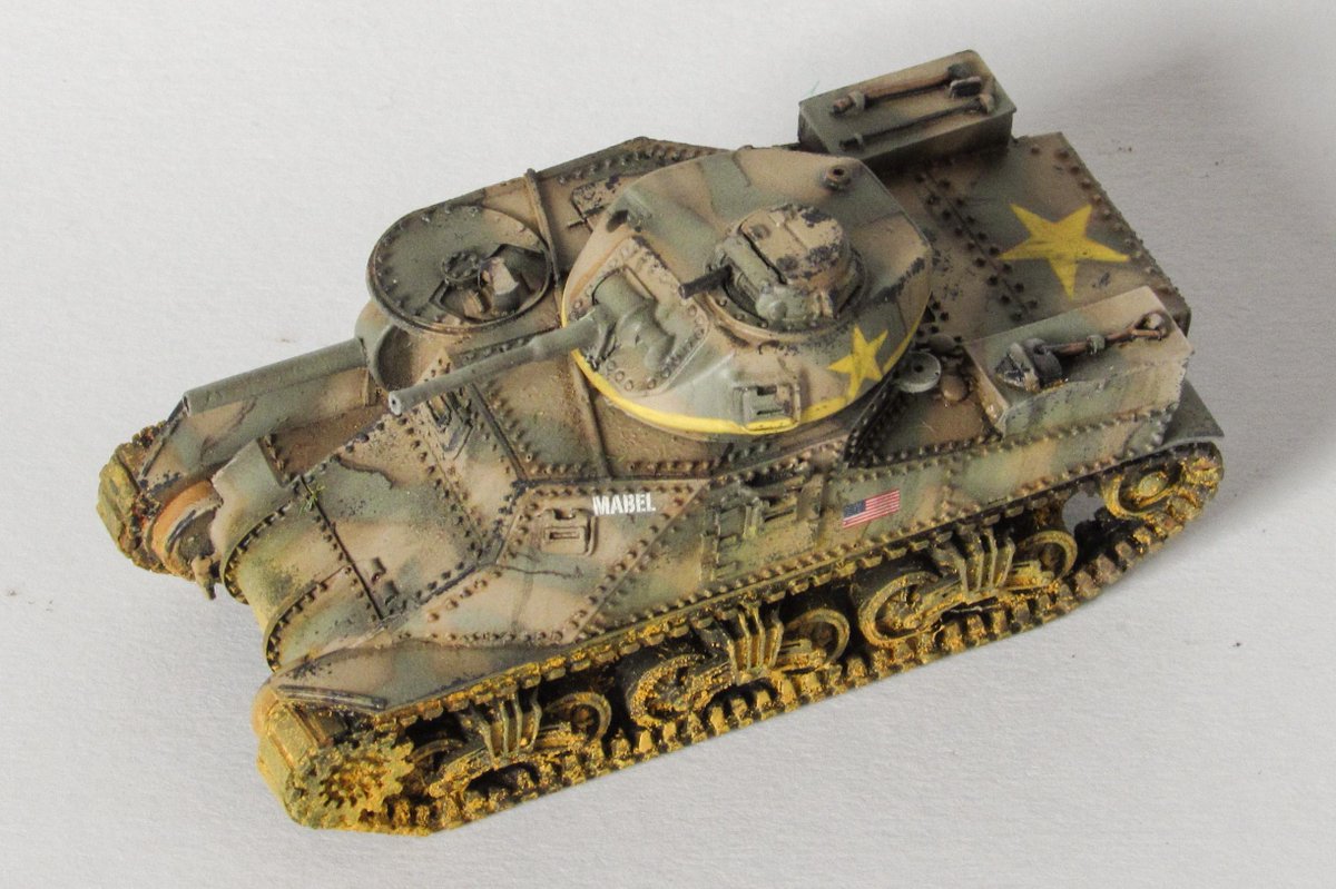 InfoMander's tweet photo. M3 Grant, done for Tunisia. #boltaction, #warlordgames http://t.co/jMcE52li4l