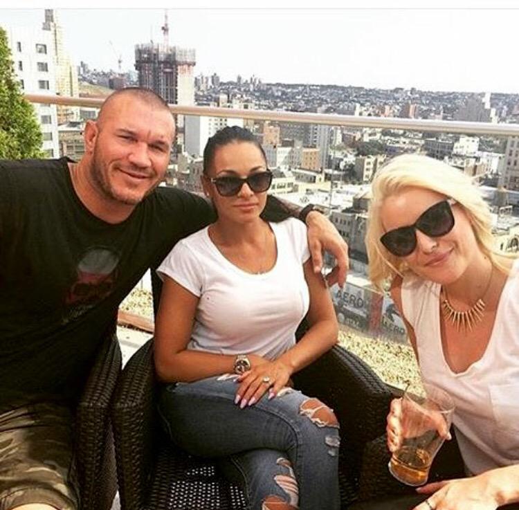 Check the WWE network tonight to see my baby <a href="/RandyOrton/">Randy Orton</a> and @ReneeYoungWWE on Unfiltered that I got dragged into 😊