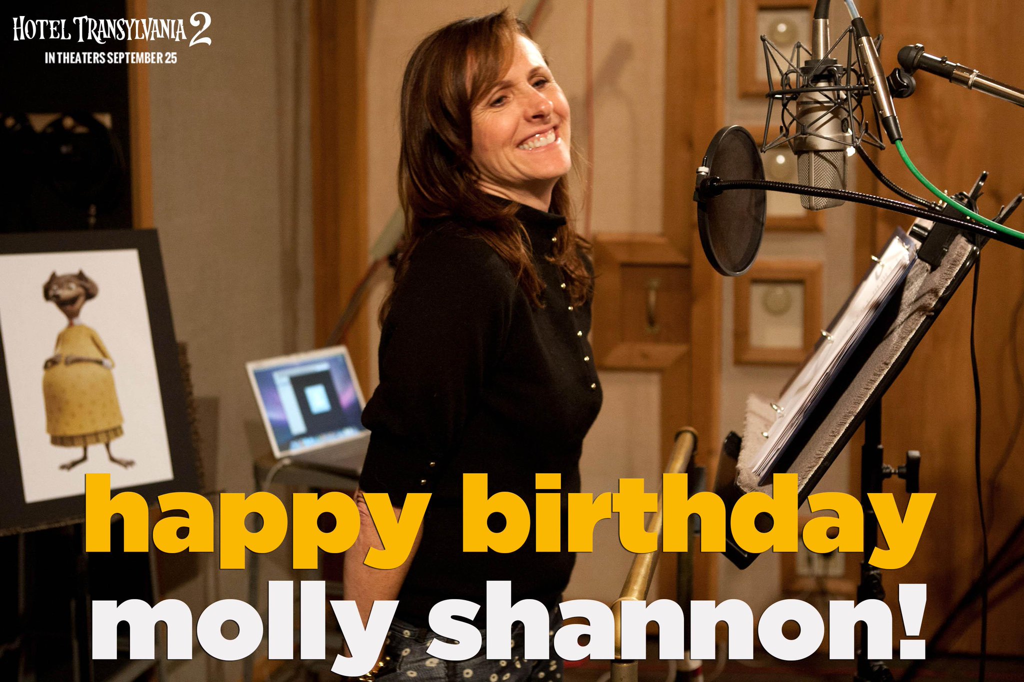 Happy Birthday to Molly Shannon voice of Wanda in See her in theaters Sept. 25 >>  
