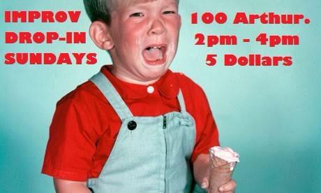 CommonCrowImpro's tweet photo. Don't worry - if you drop your improv, we'll give you another scoop for $5! #CommonCrowImprov #TheDropIn #Wpg http://t.co/sRKVh0GmYk