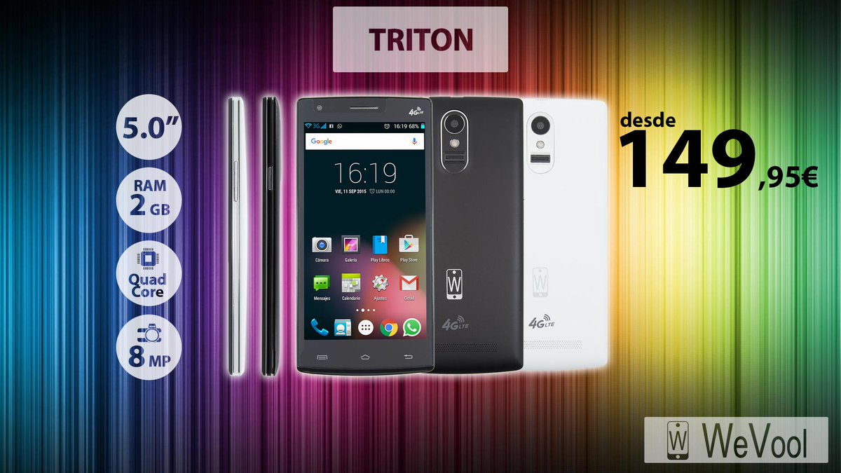 WeVool's tweet photo. Smartphone WeVool Triton Black &amp; White Edition.
#WeVool #WeVoolTriton
http://t.co/ZmRGVoROYq http://t.co/kosnzFJKIq