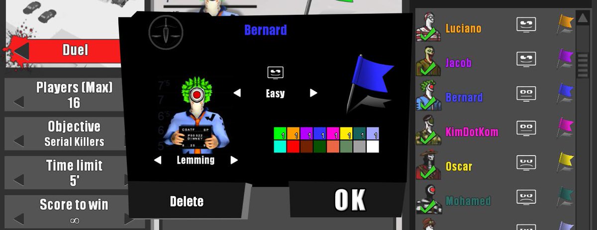 killthebadguy's tweet image. Last Steam update in the multiplayer mode of KTBG before its release: you can now add bots (A.I.) and play with them!