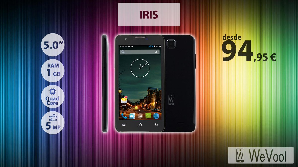 WeVool's tweet photo. Smartphone WeVool Iris Black Edition.
#WeVool #WeVooliris
http://t.co/ZmRGVoROYq http://t.co/O6zKsMQqz6