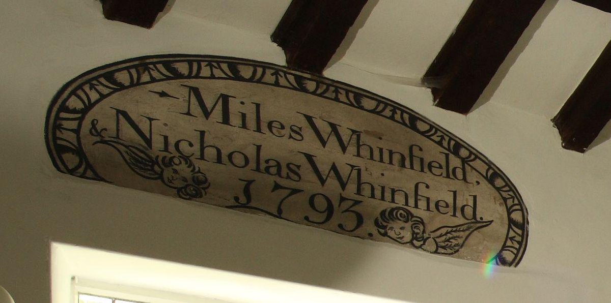 PostRefWP's tweet image. Whinfield family recorded at #Ulpha Cumberland in 1793 #postreformationwallpainting