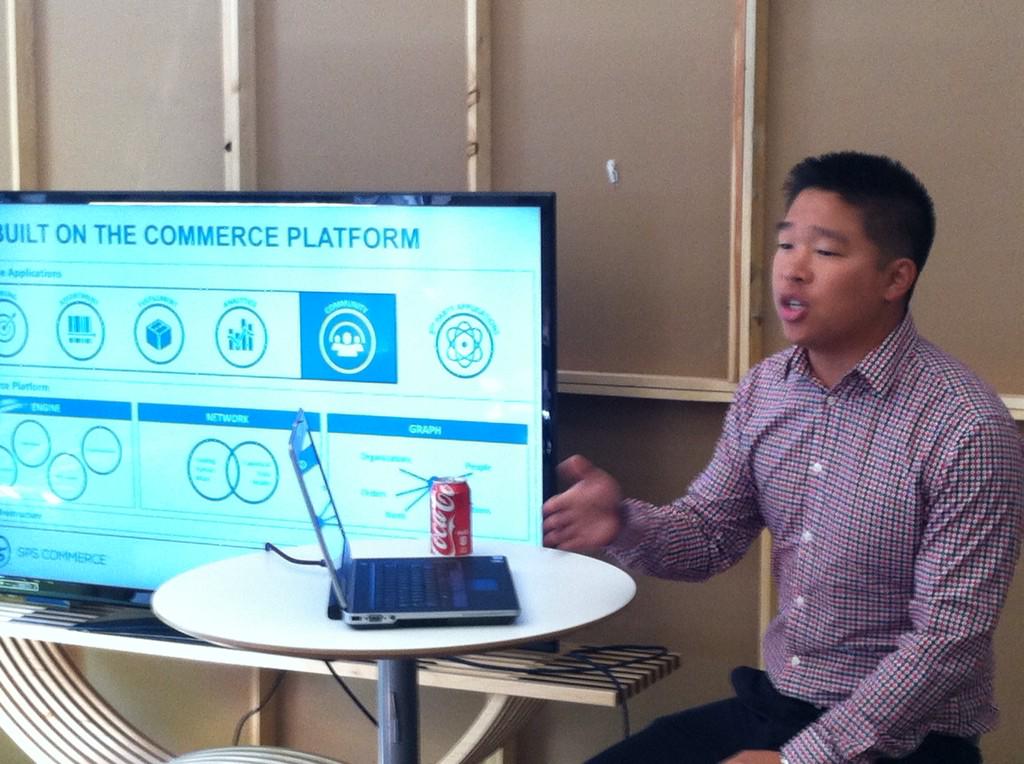 wearecavallo's tweet photo. Dan Chang on @SPSCommerce's #omnichannel thrust: "We help companies bring on their supply chain community." #PANELS15 http://t.co/xW57E5JycW