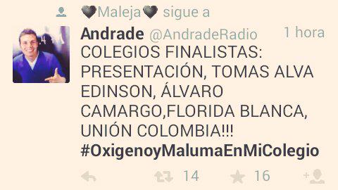 Valery_rjs's tweet image. #OxígenoyMalumaEnMiColegio  🙍