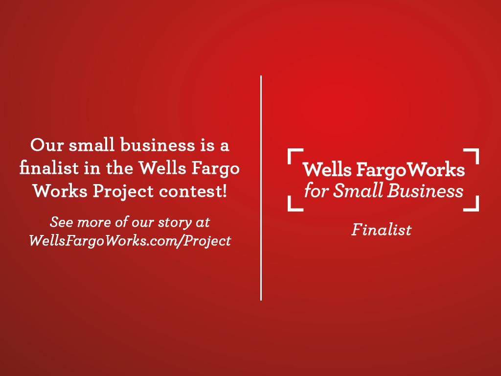 fairyellaicepop's tweet photo. We are a finalist in the #WellsFargoWorksProject contest! See more of our
story here: http://t.co/hadJzKmHC8 http://t.co/2ftJiF1IZh