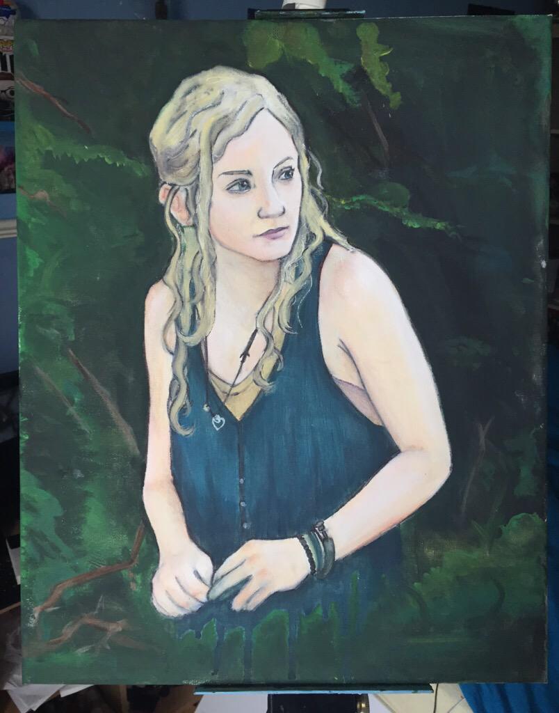 I'm coming for your signatures with my art! <a href="/emmykinney/">Emily Kinney</a> <a href="/wwwbigbaldhead/">norman reedus</a>... I'm SO excited for <a href="/WalkrStalkrCon/">WSC</a> London!