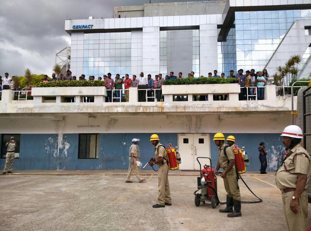 KarFireDept's tweet photo. Evacuation &amp; Mock drill at Electronic City Industrial Association photos (1/1) http://t.co/SRk183UZwl