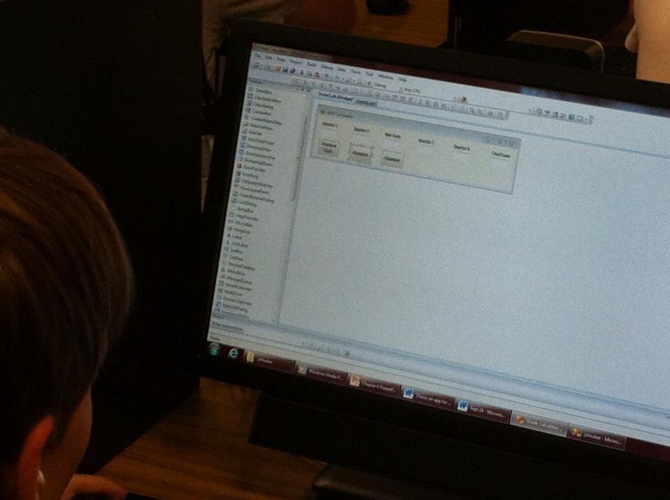 HaHSCompSci's tweet photo. Principles of Computer Science students are making their own personal GPA calc. This will become very useful! http://t.co/1w06Dv25nW
