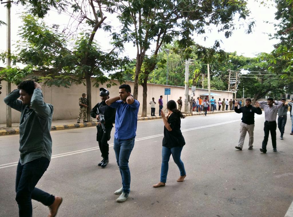 KarFireDept's tweet photo. Evacuation &amp; Mock drill at Electronic City Industrial Association photos (1/1) http://t.co/SRk183UZwl