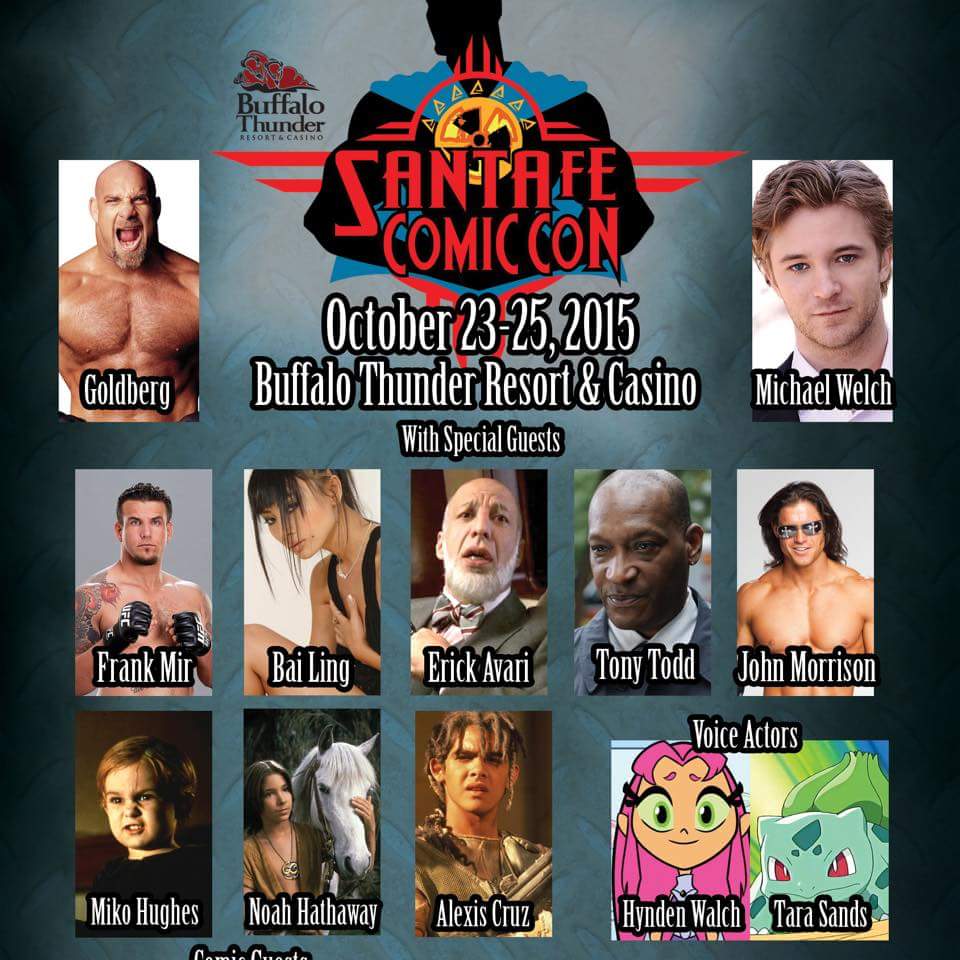 sfcomcon's tweet photo. #SFComicCon #SantaFe @buffalothunder 
Tickets on sale  http://t.co/yegWF6wiqv
@Goldberg @MichaelWelchAct @MikoHughes http://t.co/SudUWaJYcd