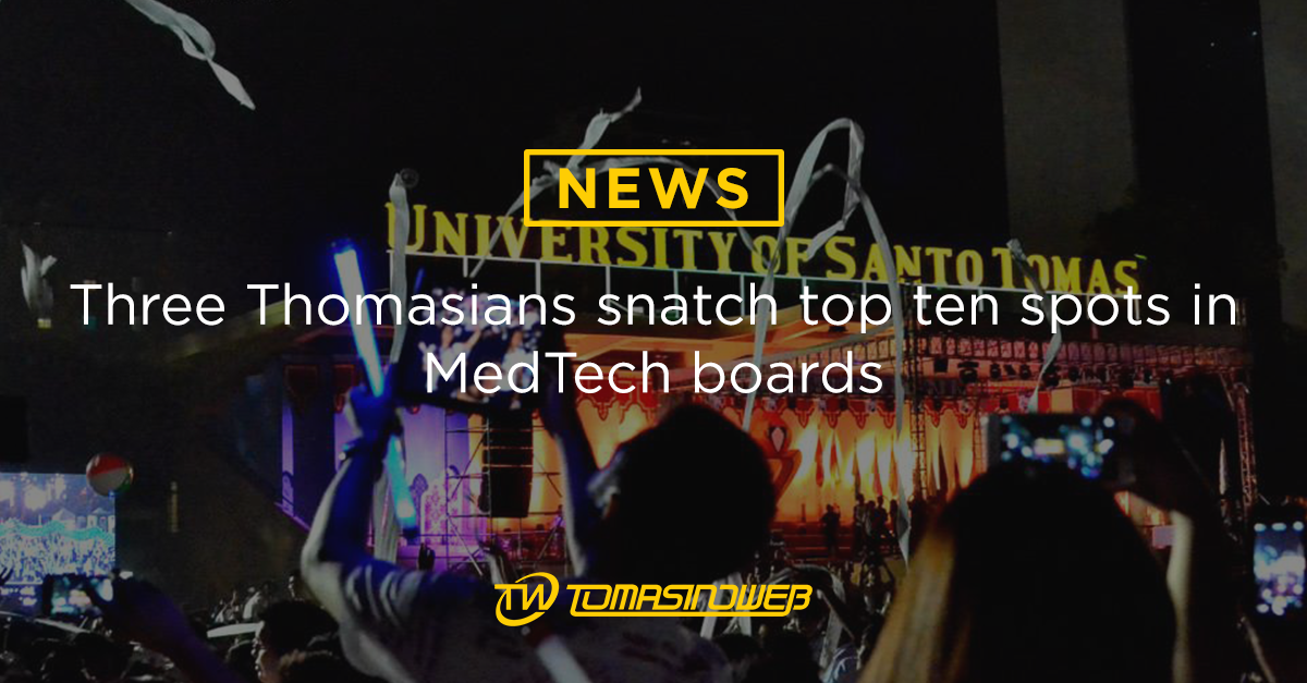 TomasinoWeb's tweet photo. #TWNews
Three Thomasians snatch top ten spots in MedTech boards

http://t.co/JRBUZUhdtE

©TomasinoWeb http://t.co/zgr6AXBOwJ