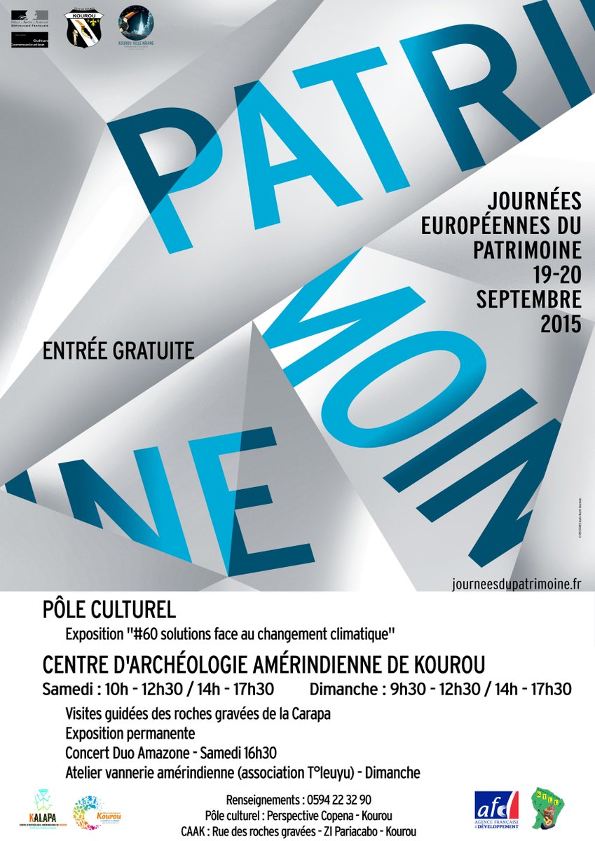 #JEP2015 : le programme de ce week-end à #Kourou ! #Guyane