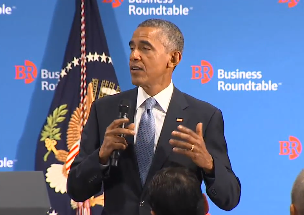 WestWingReport's tweet photo. President praises companies like $IBM that are pouring money into STEM education (science/tech/engineering/math) http://t.co/NqueUZSwk2