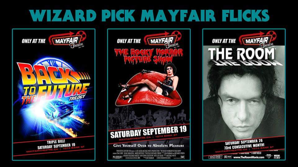 mayfairtheatre's tweet photo. From our friends across the street -Wizard Pick Mayfair Flicks- now on display on the @HouseofTarg in-house monitors! http://t.co/5J5deyw4pa