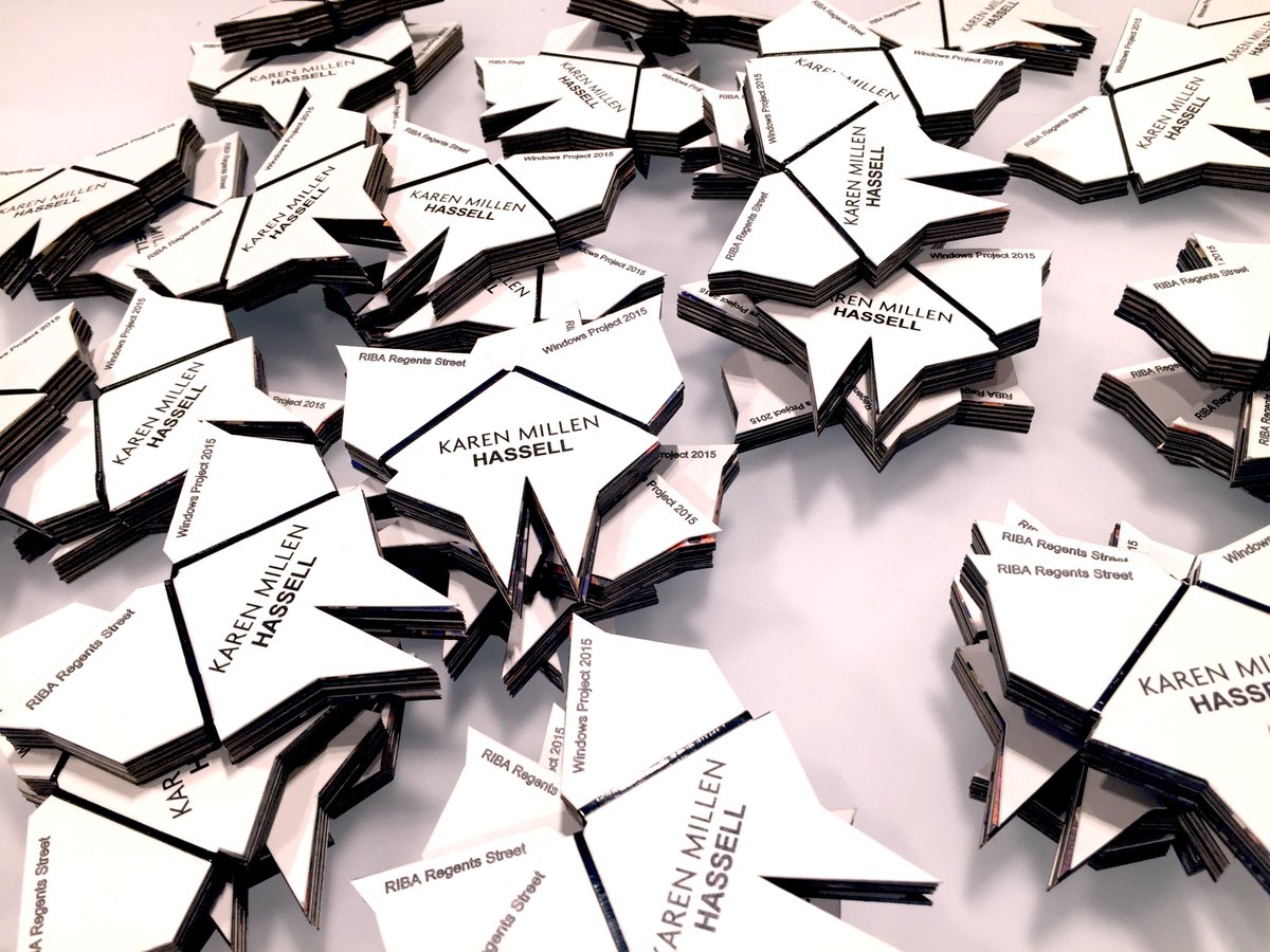 anna_rank's tweet photo. Karen Millen on Regent St are giving out butterflies which can be made into sculptures designed by @HASSELL_Studio http://t.co/u4hUOC1lmg