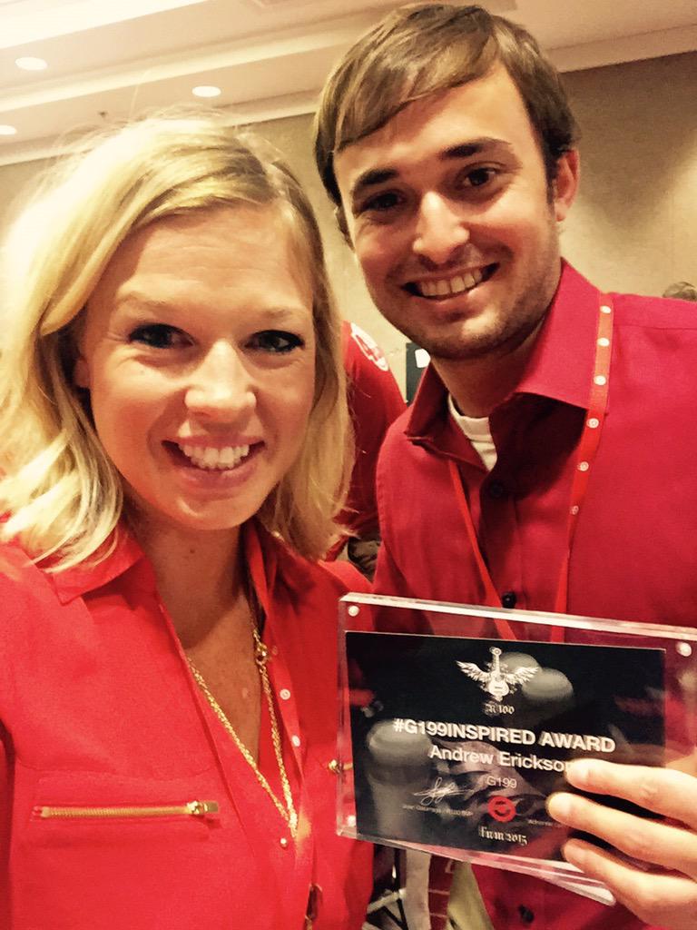 So proud of the #G199Inspired Award Winner! @AndrewE_TGT you inspire me! <a href="/ShannonGehrmann/">Shannon Gehrmann</a>