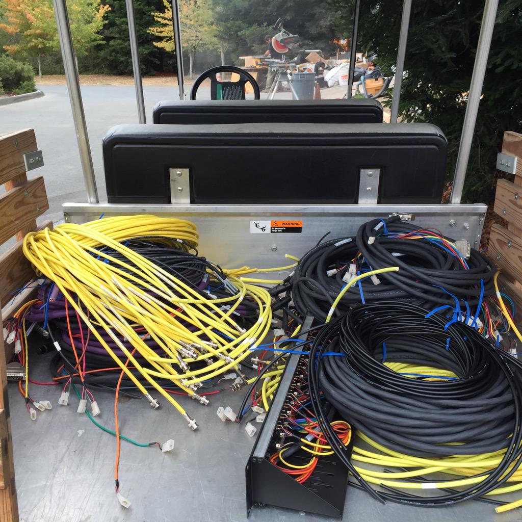 wiretechgirl's tweet photo. Ok! Let's get this cable party started!! #SkywalkerEngineering #witetechgirl http://t.co/h0teQMt8HN