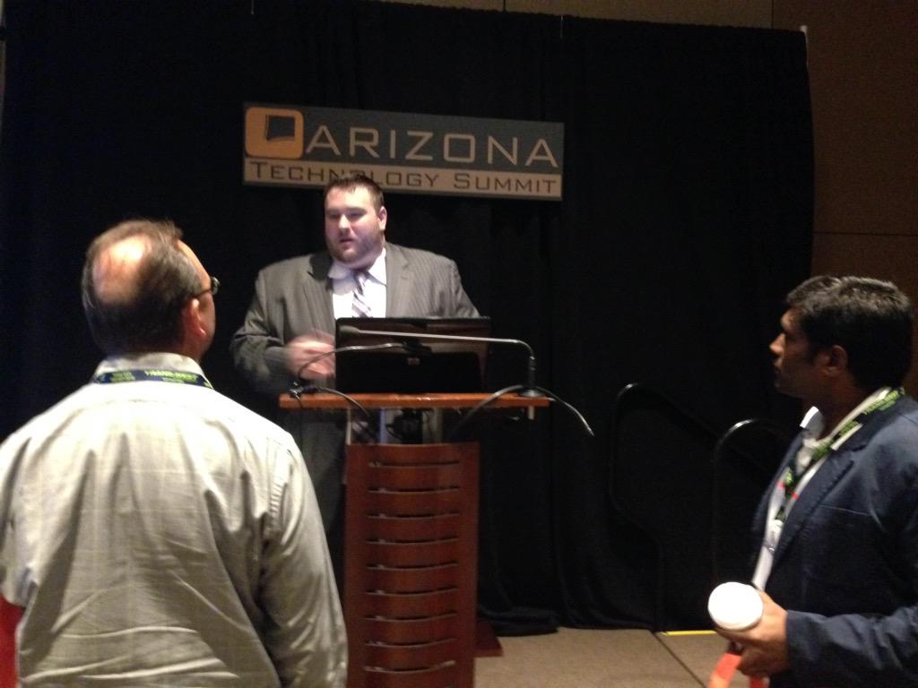 cStorHoots's tweet photo. Thank you, Drew Burnett, for insightful presentation at
#AZTechSummit -
#IT & BC/DR Strategies -
#AZTS http://t.co/PQ5XSBp7aB