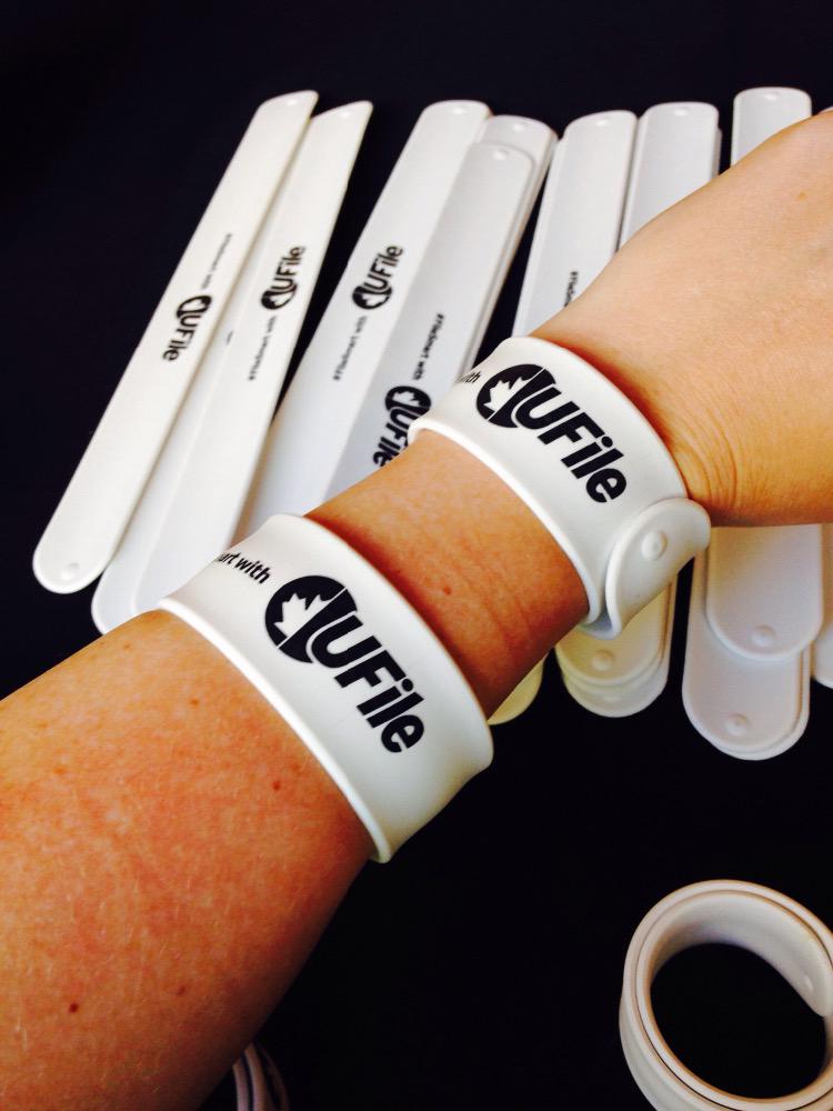 UFile's tweet image. Playing with the props! #UFile #Filesmart #sickkids #snapbracelet #fun