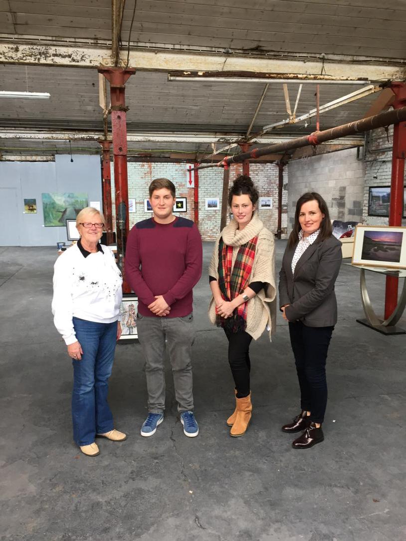 audreywales's tweet photo. Great to meet two of the young artists from #Raceview Mill today along with Arts Officer Rosalind Lowry #Ballymena http://t.co/67U786YyWD