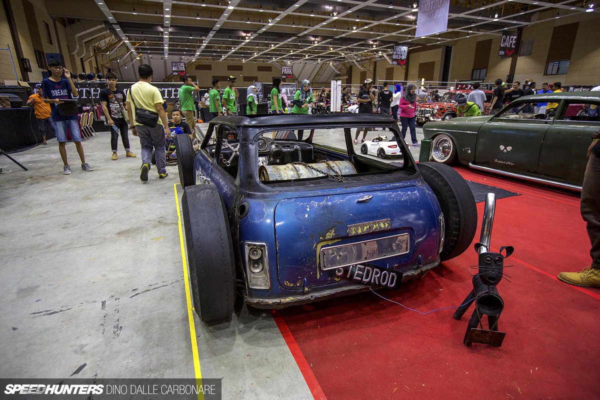 Speedhunters's tweet photo. One man's trash is another man's V6-powered Mini rat rod. #SpeedhuntingThrowback http://t.co/rN1glTtAyT http://t.co/ofvrM1vaMB