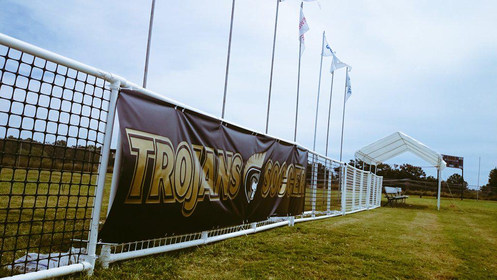 AUTrojans's tweet photo. Beautiful day for AU Men's &amp; Women's Soccer! The action gets underway at 2 p.m. #GoAUTrojans http://t.co/8m23nmtAe3