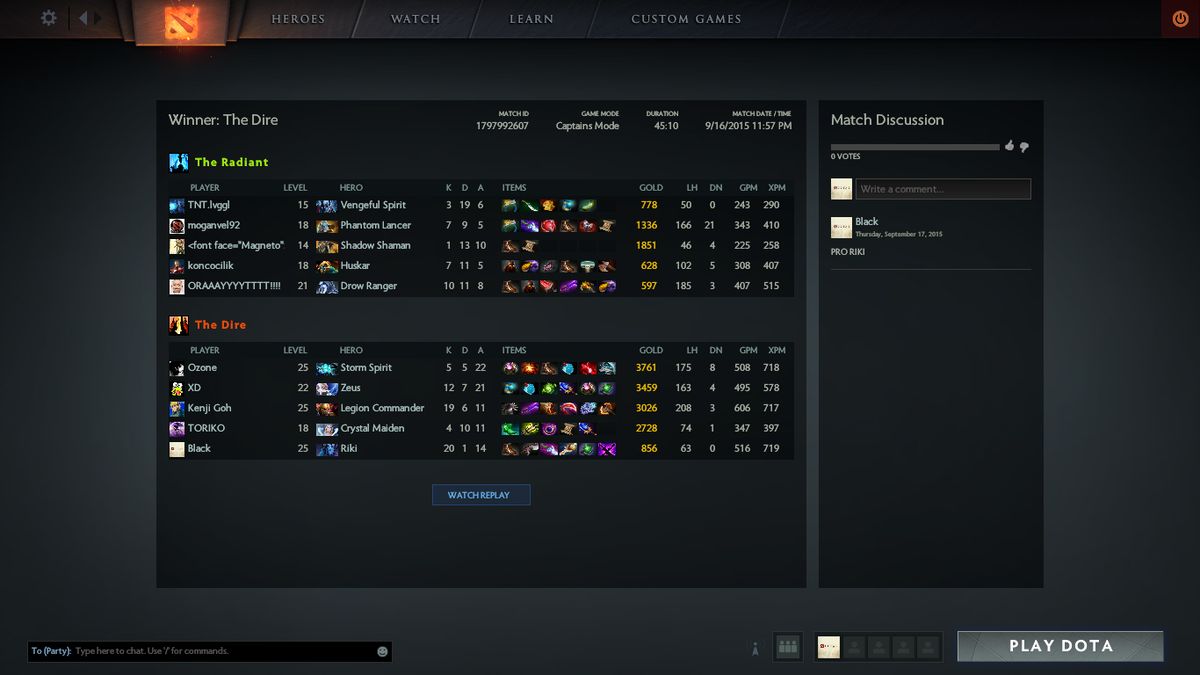mikimik12's tweet photo. just wanna share my skills...me when i play riki in mmr...:) #iloveRiki@dota2 http://t.co/FQdoBTJSae