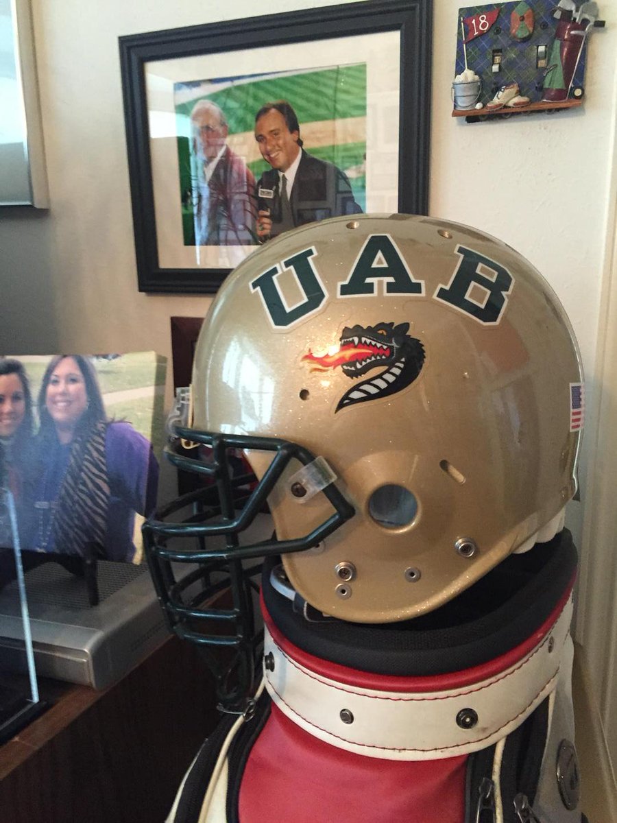 TimBrando's tweet photo. Happy to know this artifact in my Crowded Study is no longer a potential collectors item. Congrats to @UAB_Football ! http://t.co/F9JXwBCUP3