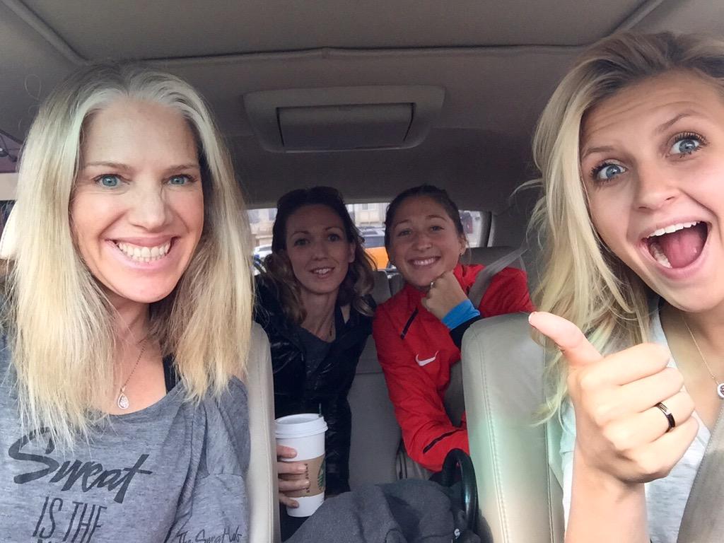 theSweatLabYYC's tweet photo. On route to warm up the Run for Rockyview participants. Oh SNAP. Let's get physical. #RunforRockyview http://t.co/UfXYyiHEJs