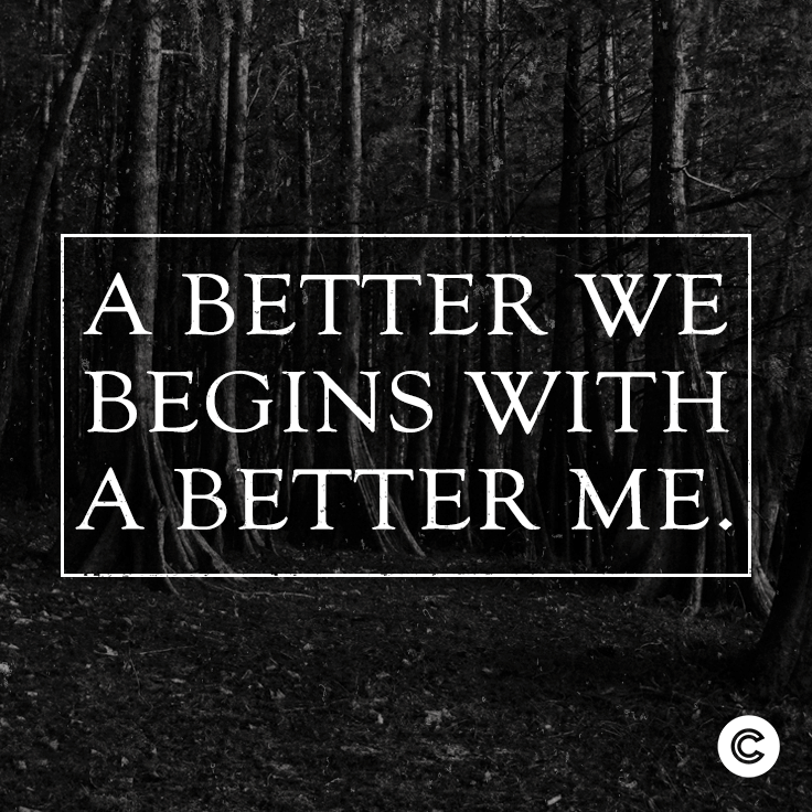 thecreekKY's tweet photo. A better we begins with a better me. http://t.co/pSRPEkhPMF
