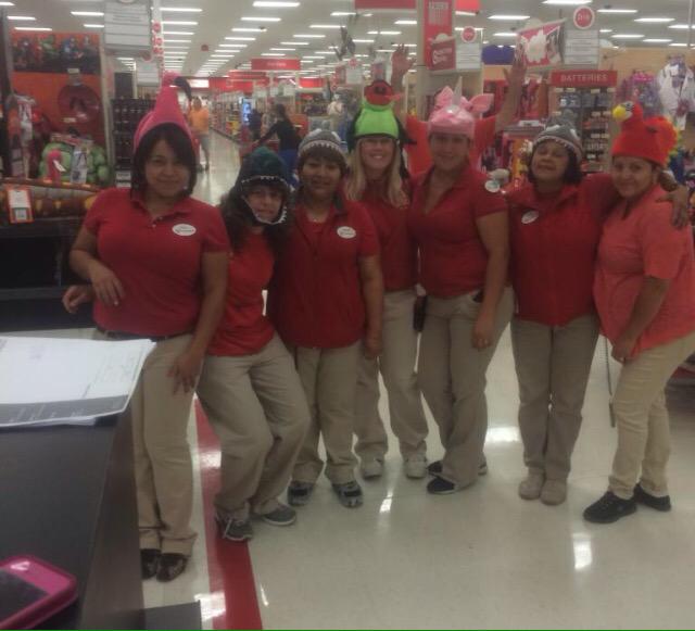 Plano team having some fun w/ Halloween #ScaryTarget <a href="/bradphillipz/">Brad Phillips</a>  <a href="/MannyFreshAmaya/">Manny Amaya</a>  @target_jeanette  <a href="/target_jess/">Jessica Carlesimo</a>