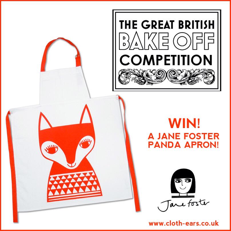 Win! RT to enter our Great British Bake Off Competition! Win this Fox Apron! #gbbo #gbbocomp11 <a href="/BritishBakeOff/">British Bake Off</a>