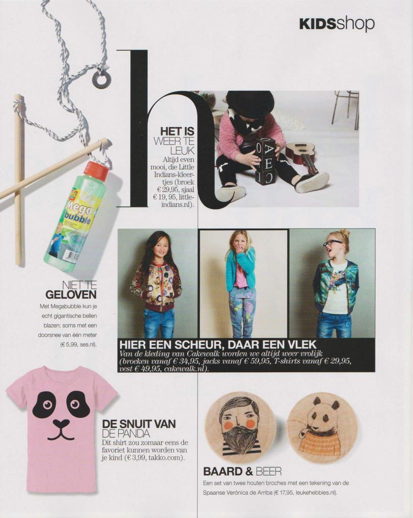 Super leuk. Wij staan in Linda Magazine met broche Beer en Baard van @_depeapa .