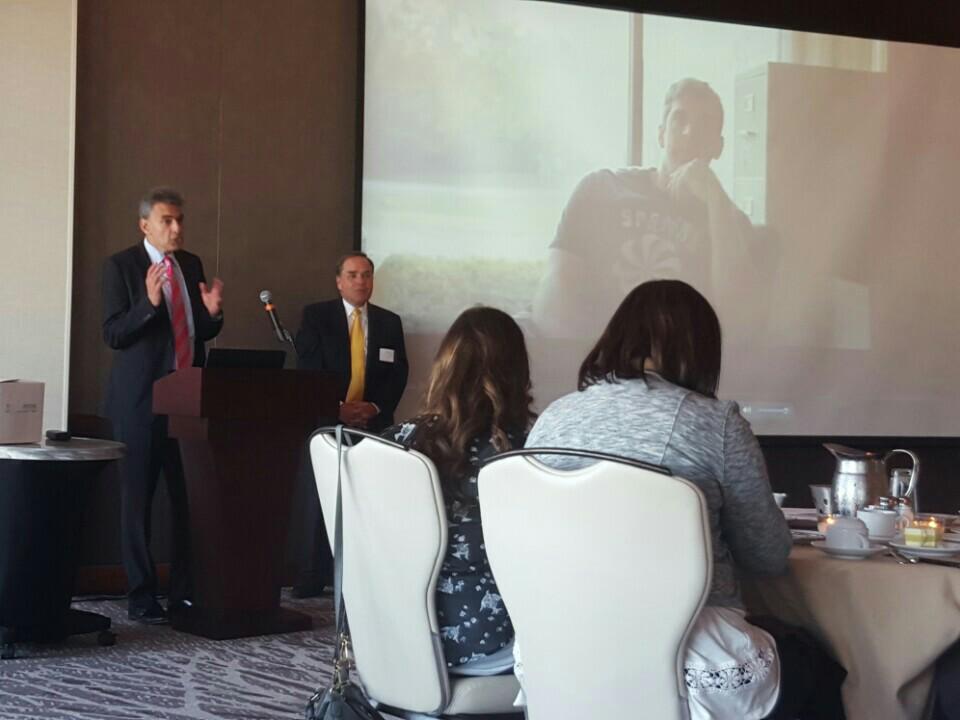 Stephyg124's tweet photo. @PRSAWis @PRSAWisYP Luncheon w #Gruber & @maccfund :) #itsaaron #networking https://t.co/kg2SFqpZ5D http://t.co/HCfpcGVpNK